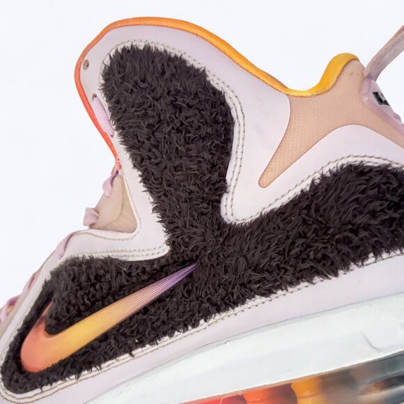 Nike LeBron 9 King of LA Basketball Shoes Regal Pink Mens Size 10.5 Mid High Top - Picture 9 of 10